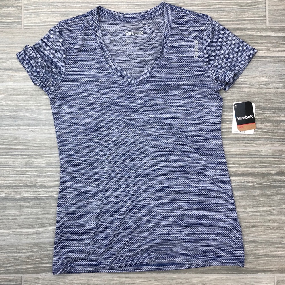 Reebok Speedwick vneck performance shirt (NWT)